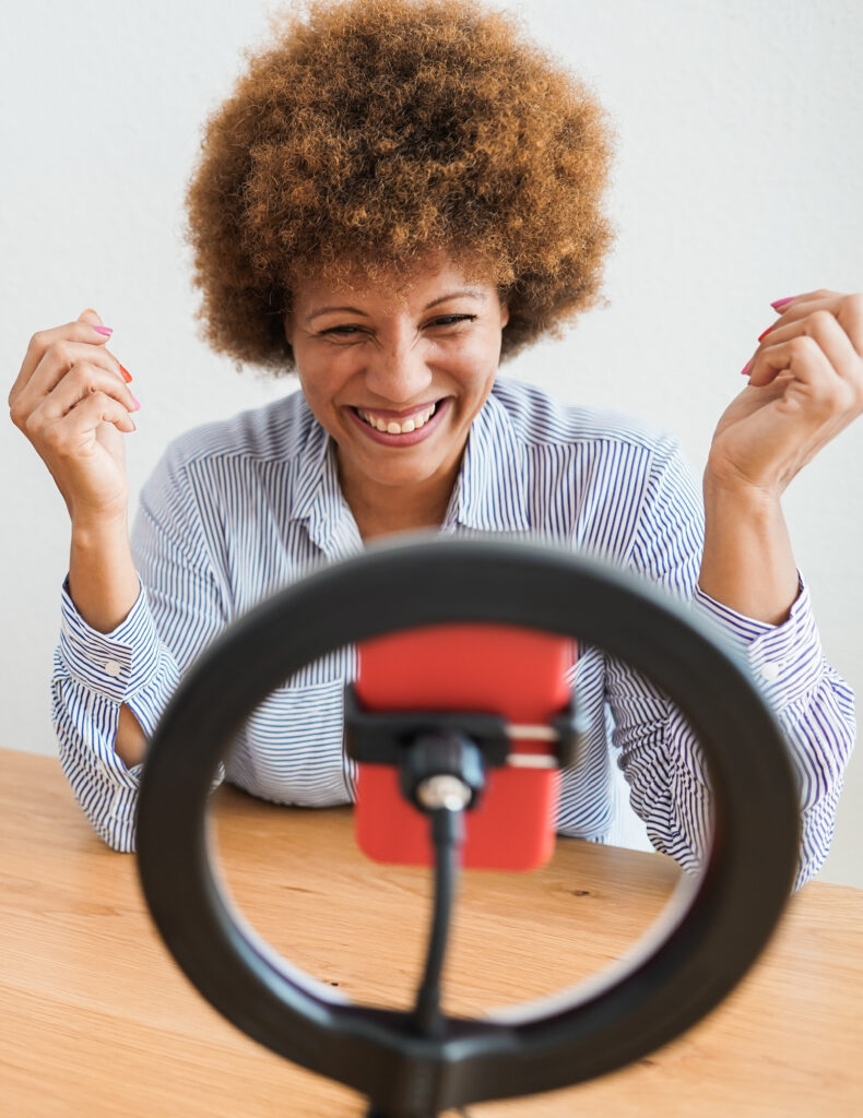 Mature black woman YouTube Content Creator