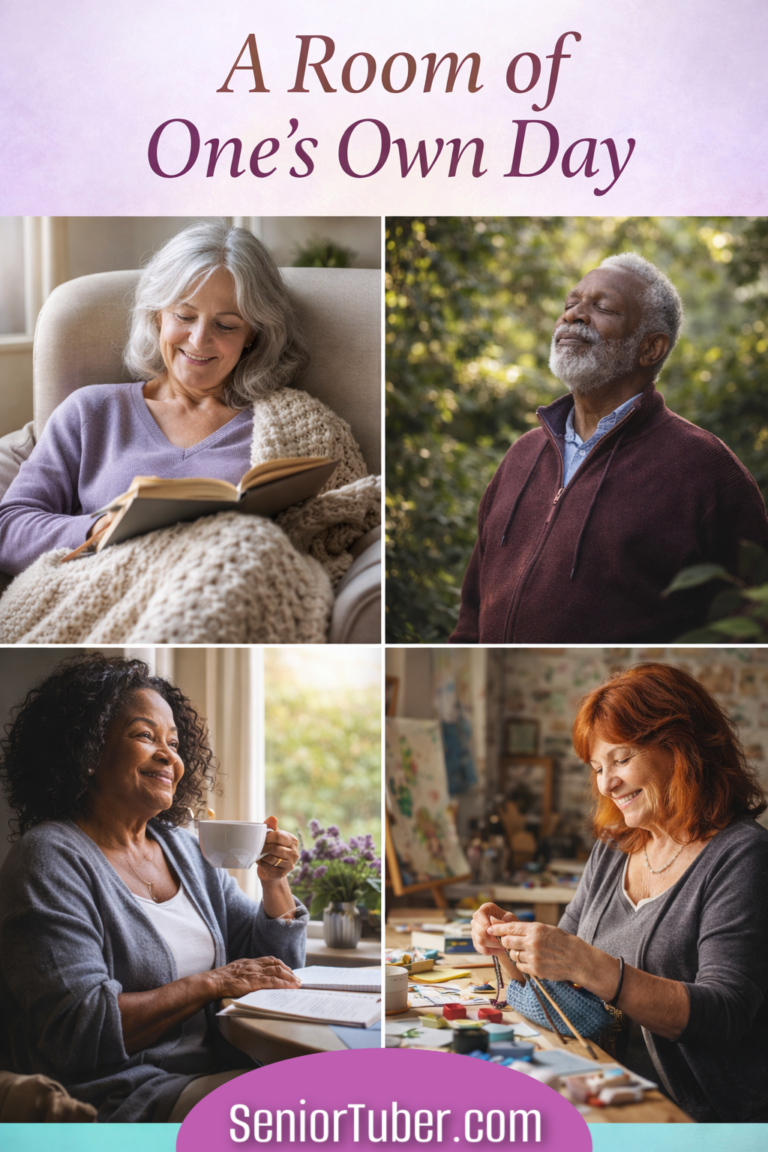 Your daily Senior Moment: Happy 'A Room Of One's Own Day' from the Senior Tuber