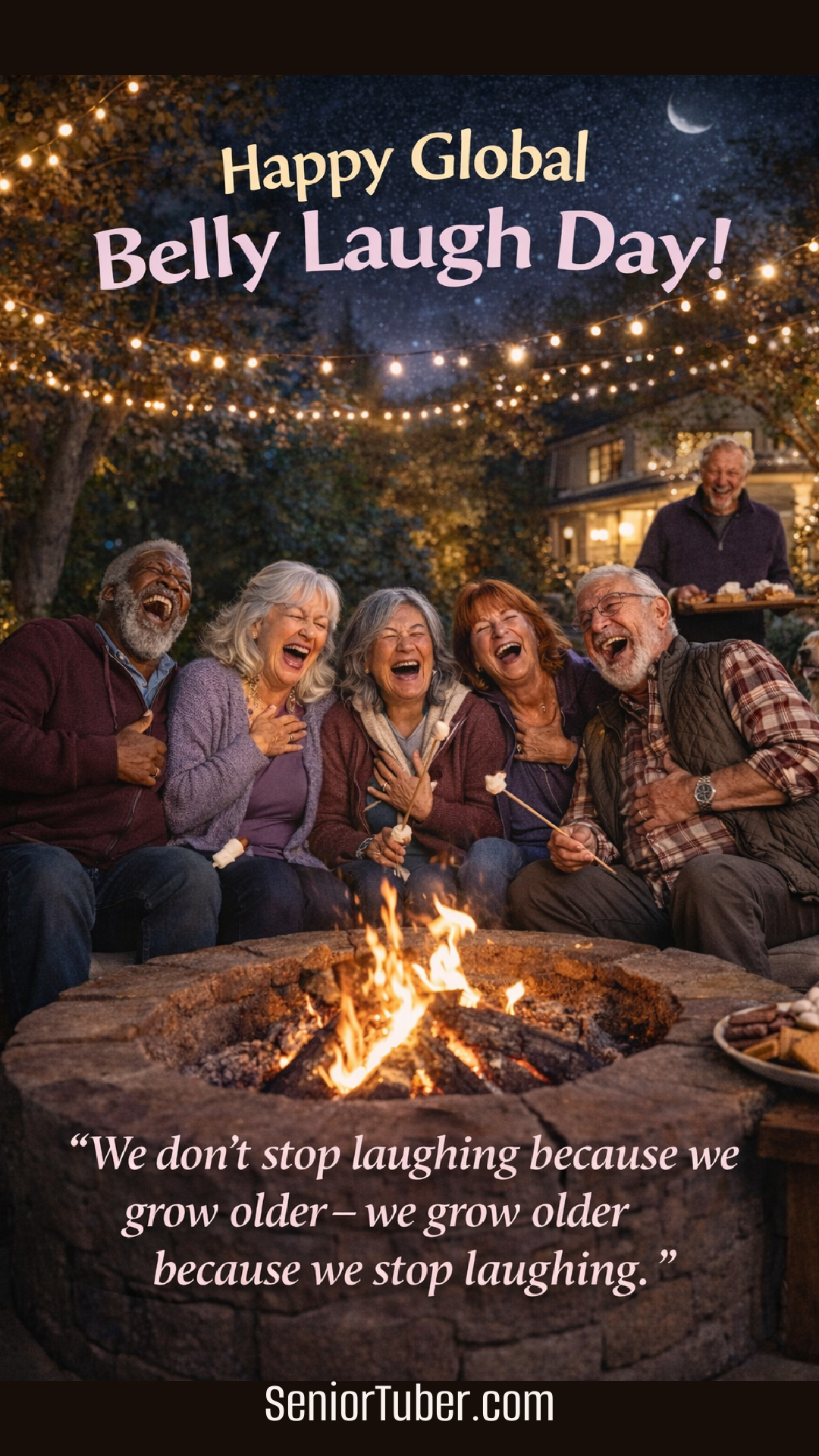 Todays Senior Moment - Happy Global Belly Laugh Day brought to you by The Senior Tuber