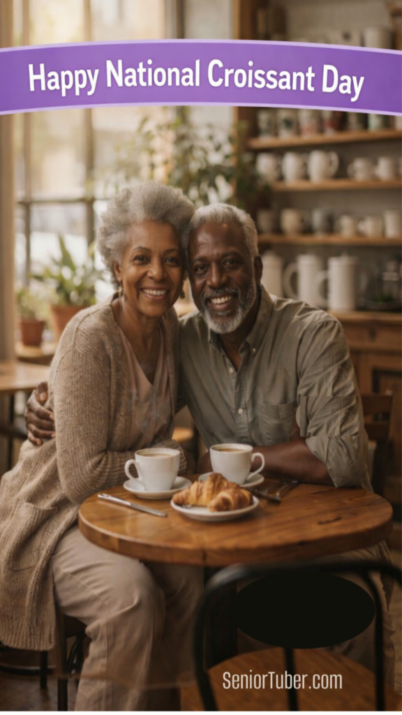 Daily Senior Moments presents Happy National Croissant Day- brought to you by The Senior Tuber